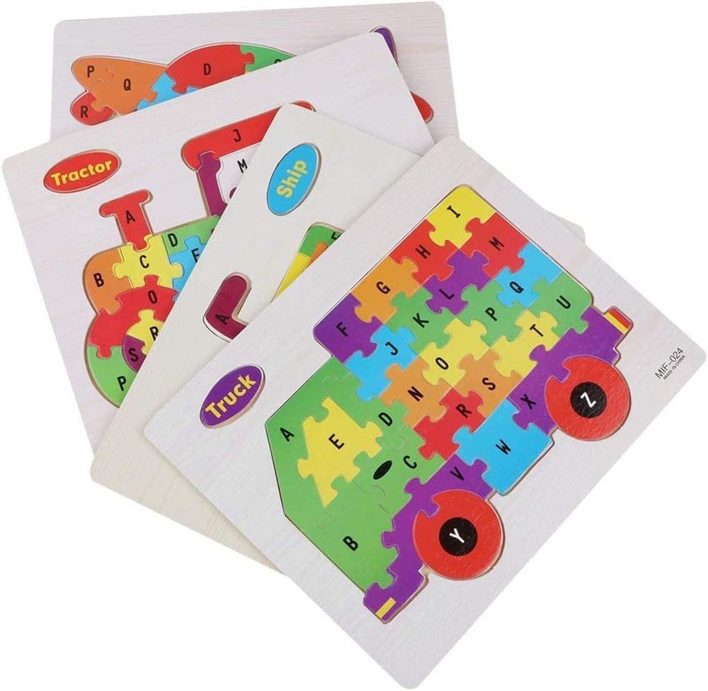 Wooden Alphabet Puzzle Board