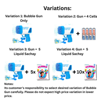 Bazooka Bubble Gun Toy-Bubble Machine for Kids