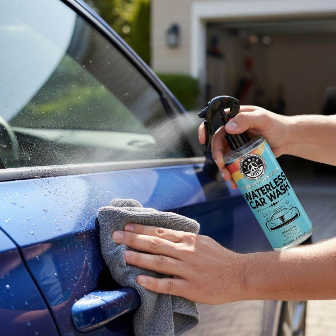 THREE GUYS Waterless Car Wash Spray 250ml | German Engineered | Car Cleaner & Polish