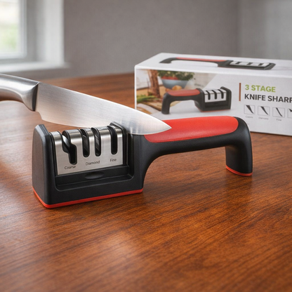 3 Stage Kitchen Knife Sharpener
