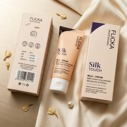 Flicka Professional Silk Touch Milk-Cream – Multi-Function Moisturizer & Primer