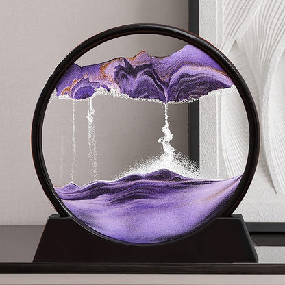 Moving Sand Art Picture – 3D Dynamic Deep Sea Sandscape with Display Stand
