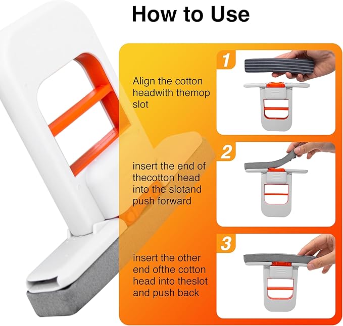 Portable Hands-Free Mini Floor Mop for Easy Cleaning