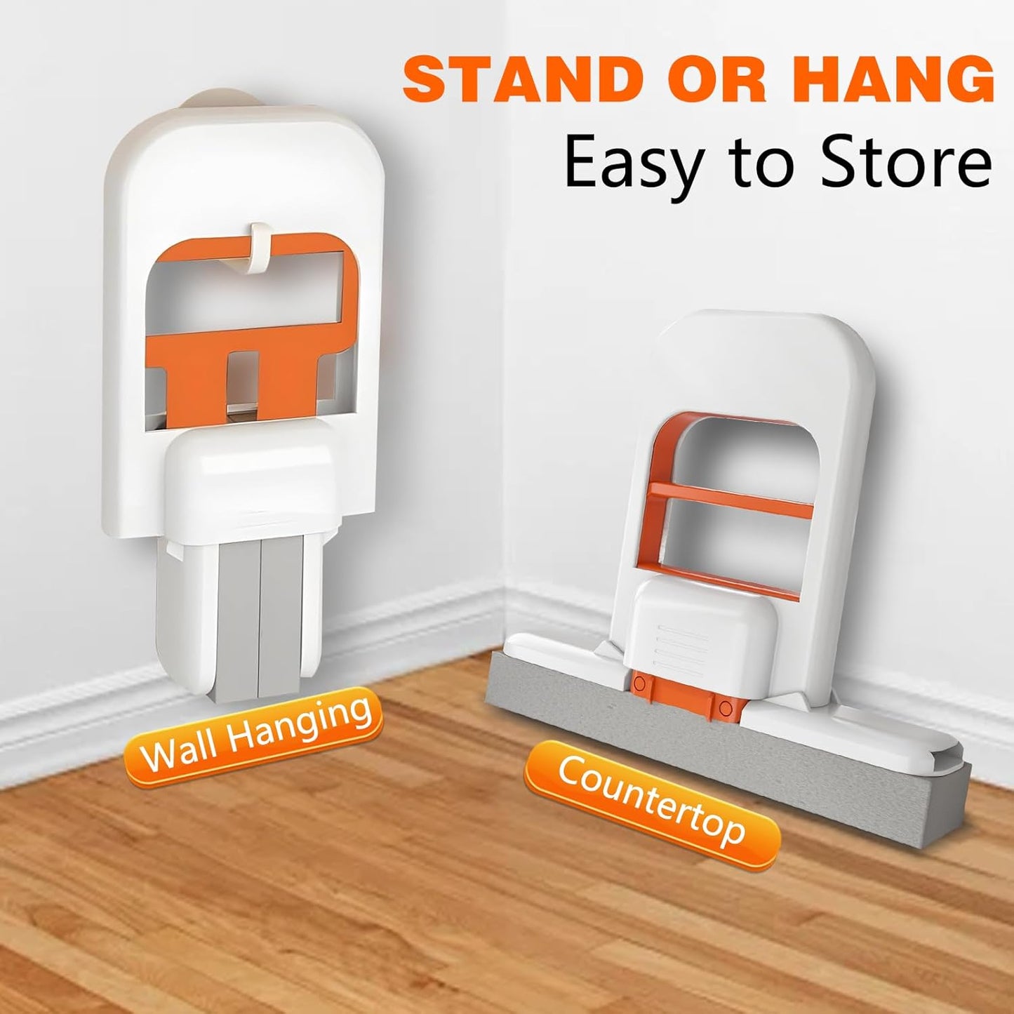 Portable Hands-Free Mini Floor Mop for Easy Cleaning