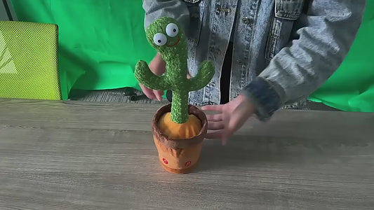 Talking & Singing Plush Cactus | Interactive Mimic Toy