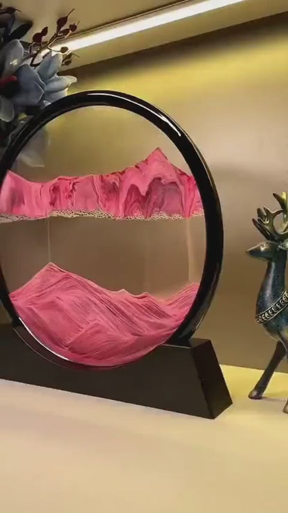 Moving Sand Art Picture – 3D Dynamic Deep Sea Sandscape with Display Stand